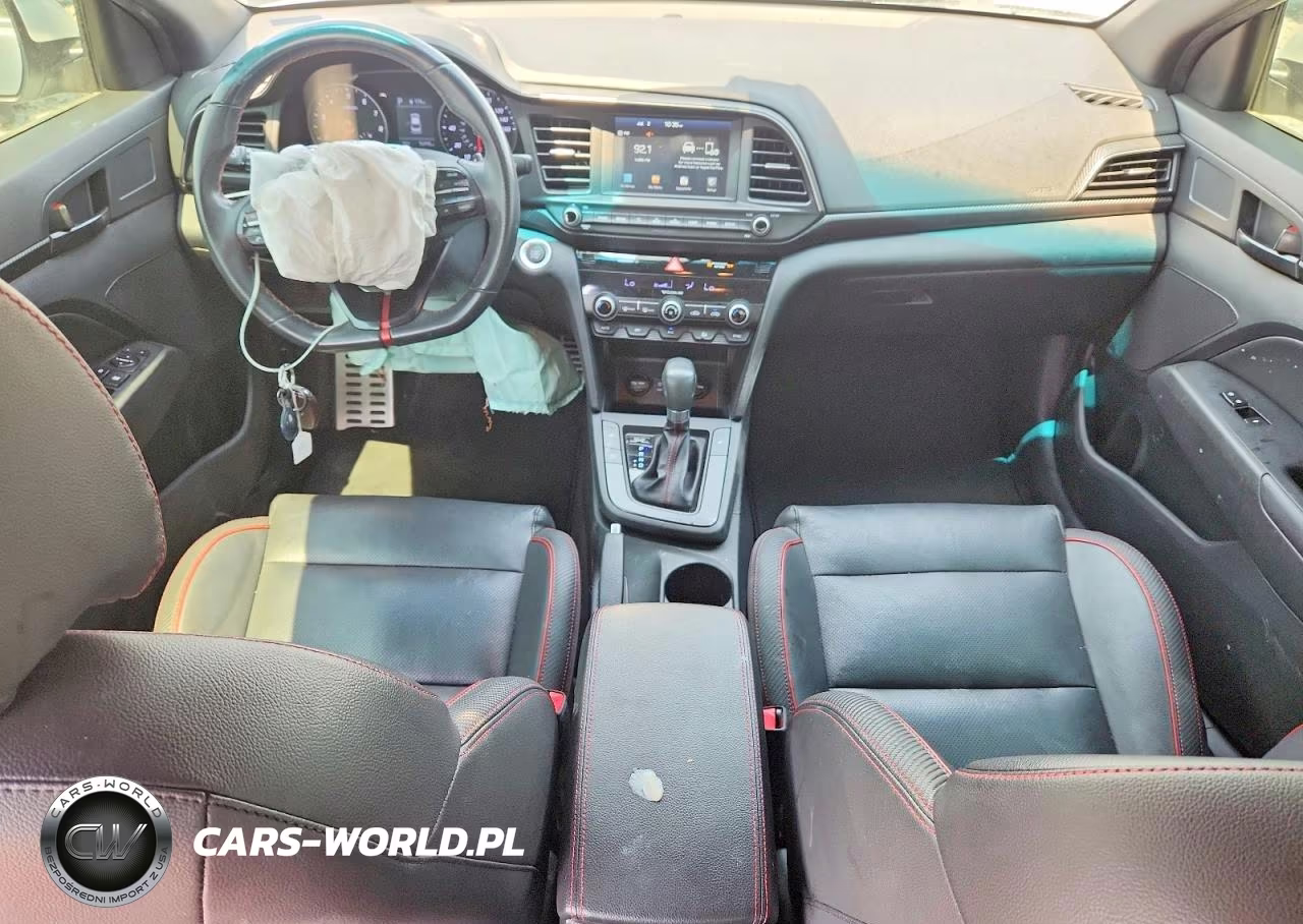 2020 Hyundai Elantra Sport VIN:KMHD04LBXLU992761 - 8