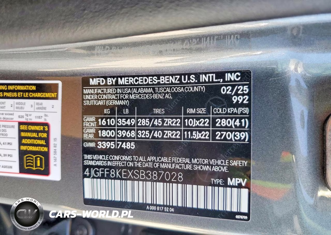 2025 Mercedes-Benz Gls 63 Amg 4Matic VIN:4JGFF8KEXSB387028 - 13