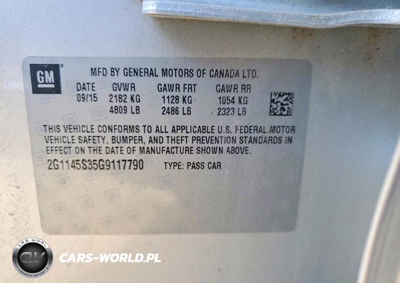 2016 Chevrolet Impala Ltz VIN:2G1145S35G9117790 - 12