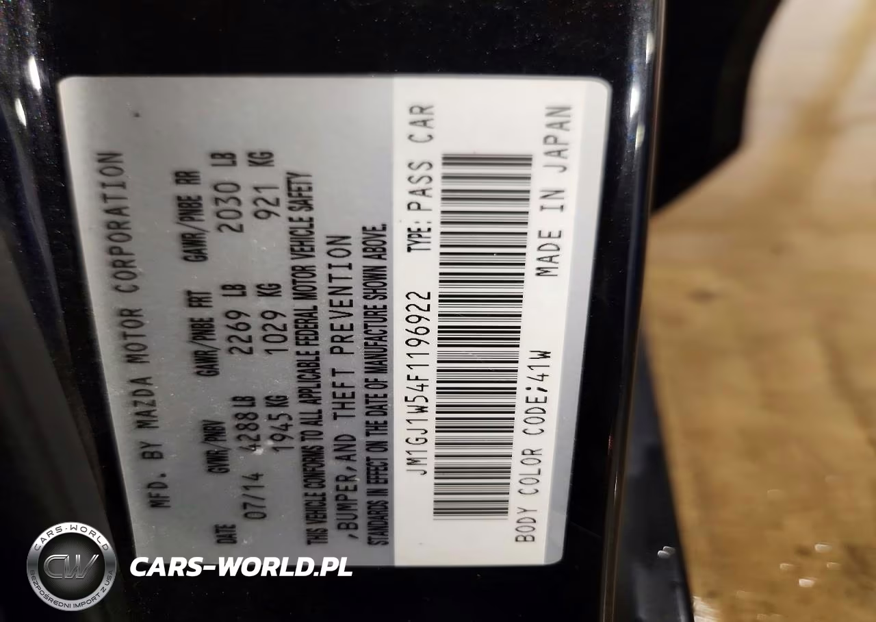 2015 Mazda 6 Grand Touring VIN:JM1GJ1W54F1196922 - 13