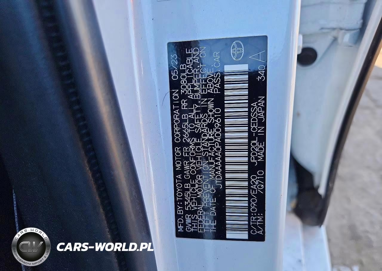 2023 Toyota Mirai Xle VIN:JTDAAAAA0PA009610 - 12
