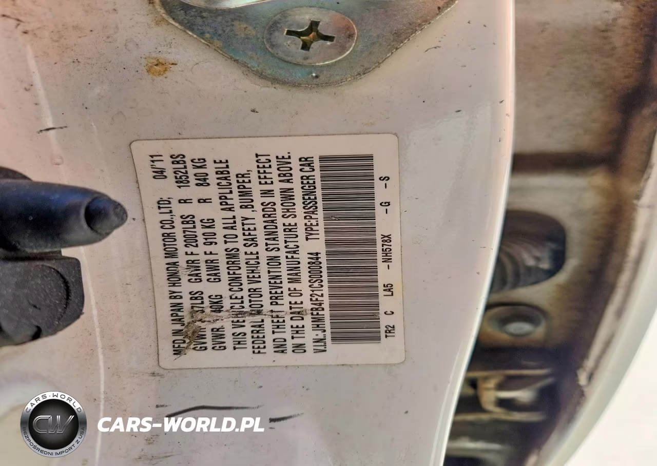 2012 Honda Civic Hybrid VIN:JHMFB4F21CS000844 - 12