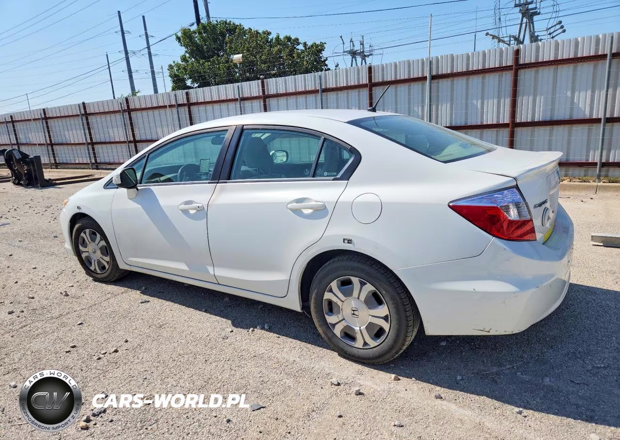 2012 Honda Civic Hybrid VIN:JHMFB4F21CS000844 - 2