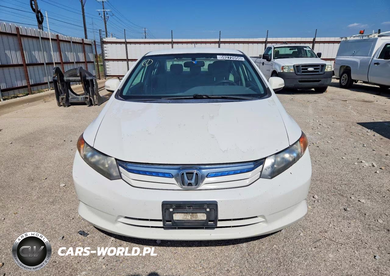 2012 Honda Civic Hybrid VIN:JHMFB4F21CS000844 - 5