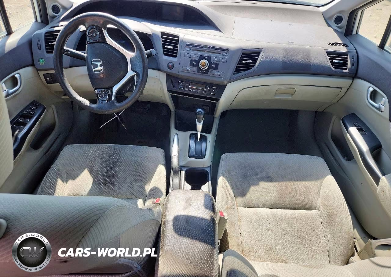2012 Honda Civic Hybrid VIN:JHMFB4F21CS000844 - 8
