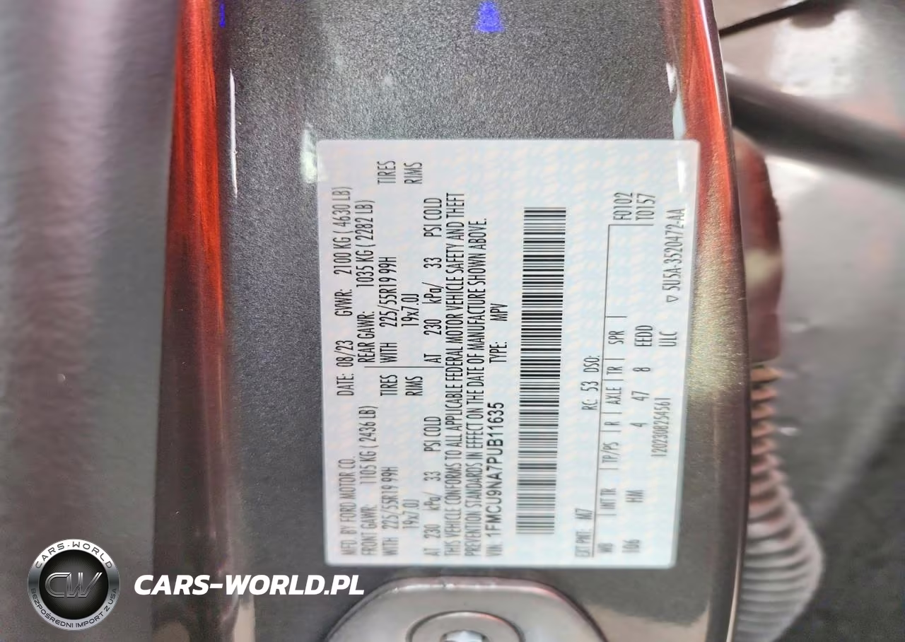 2023 Ford Escape St Line Select VIN:1FMCU9NA7PUB11635 - 13