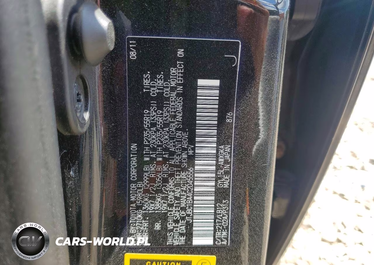 2012 Lexus Rx 450H VIN:JTJBC1BA4C2045556 - 13