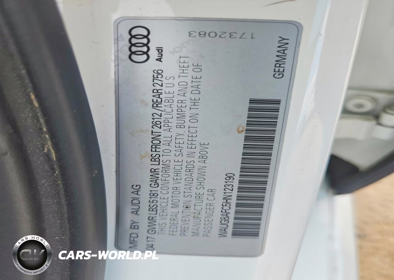 2017 Audi A6 Premium Plus VIN:WAUG8AFC5HN123190 - 12