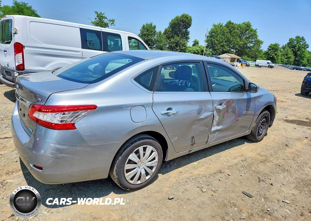 2014 Nissan Sentra Sv VIN:3N1AB7AP4EY228196 - 3