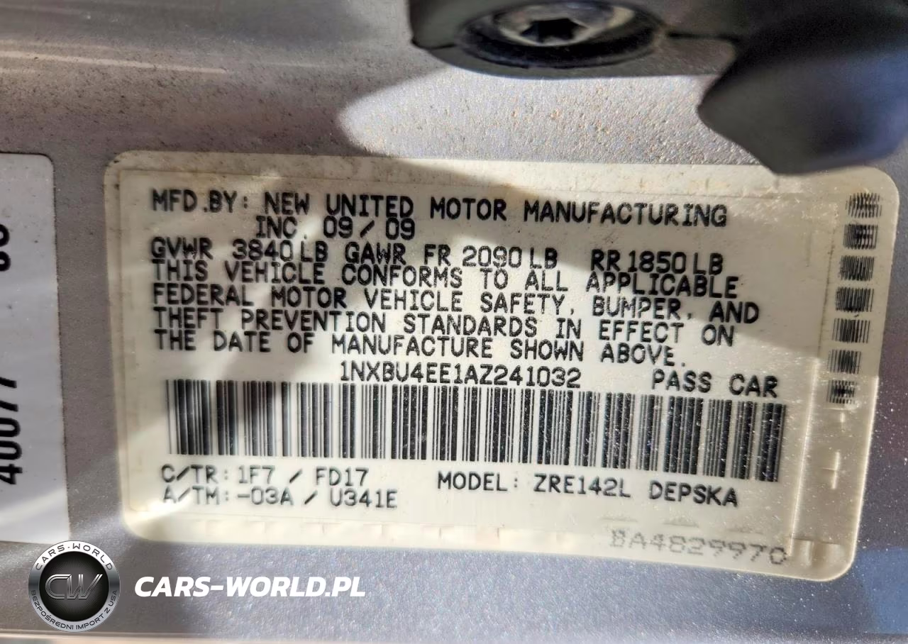 2010 Toyota Corolla S VIN:1NXBU4EE1AZ241032 - 12
