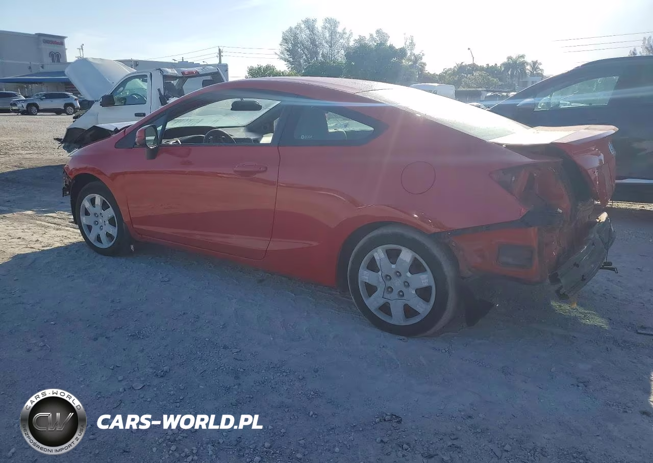 2012 Honda Civic Lx VIN:2HGFG3B51CH567013 - 2