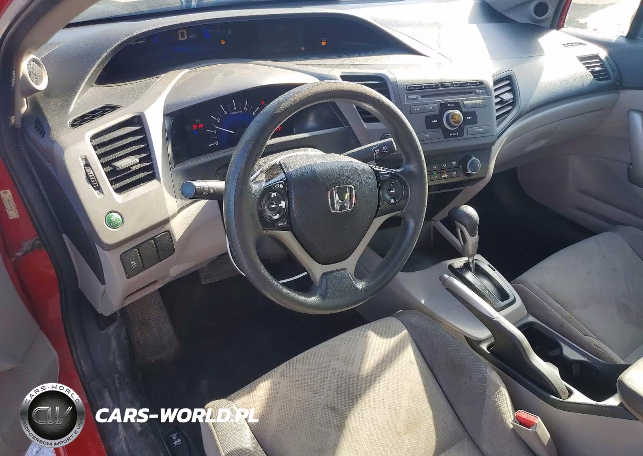 2012 Honda Civic Lx VIN:2HGFG3B51CH567013 - 8