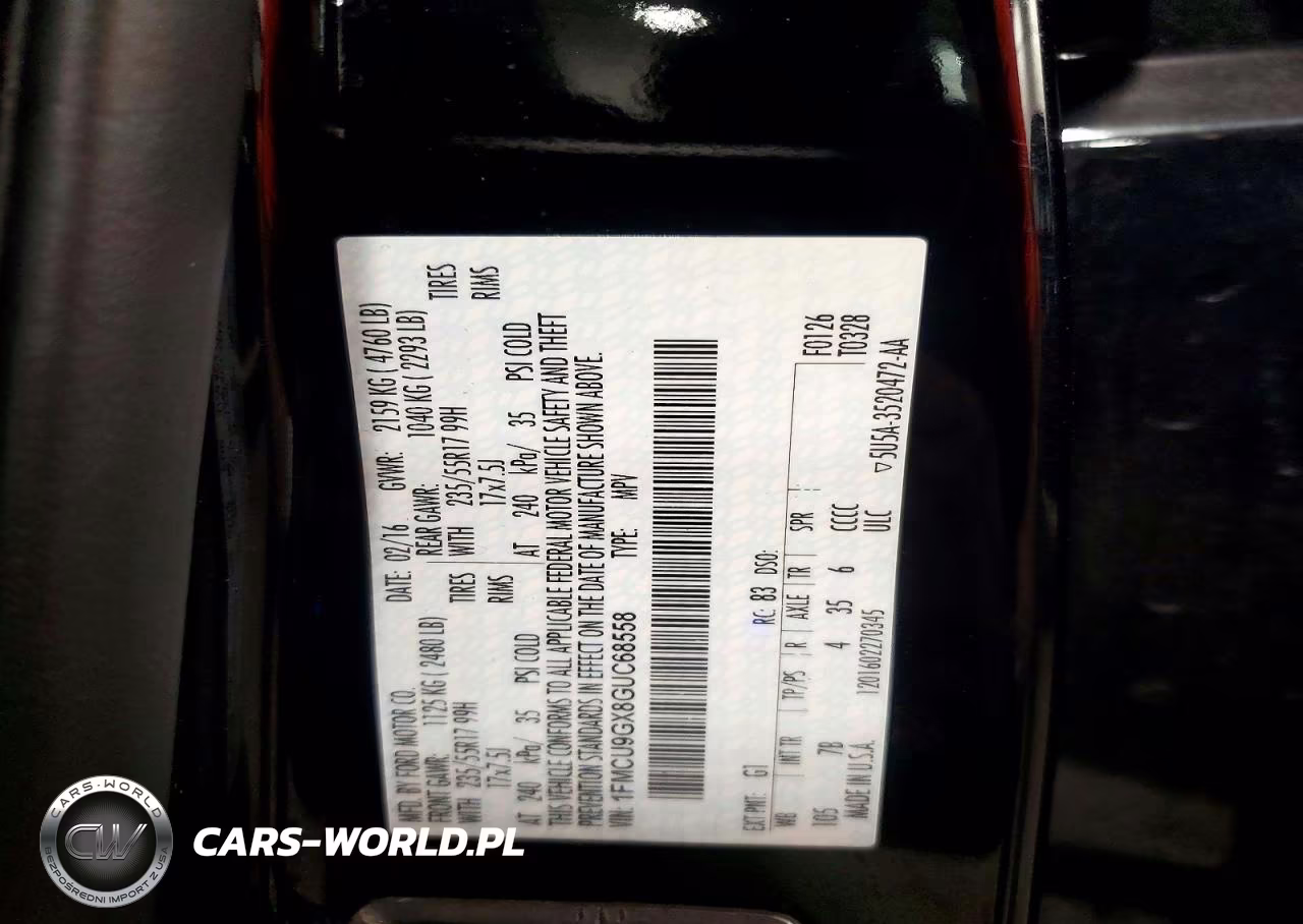 2016 Ford Escape Se VIN:1FMCU9GX8GUC68558 - 13
