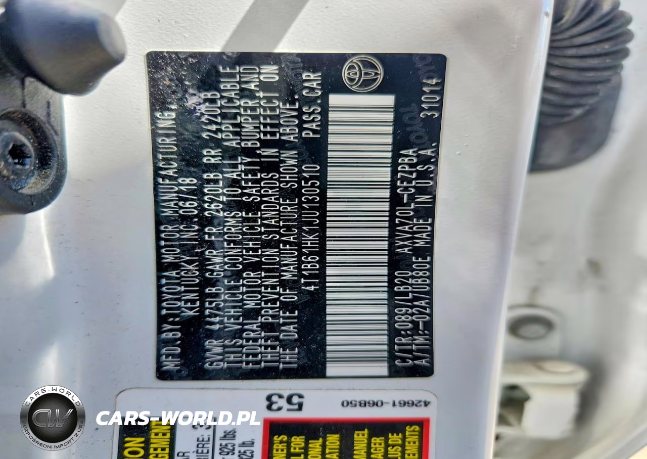 2018 Toyota Camry Xse VIN:4T1B61HK1JU130510 - 12