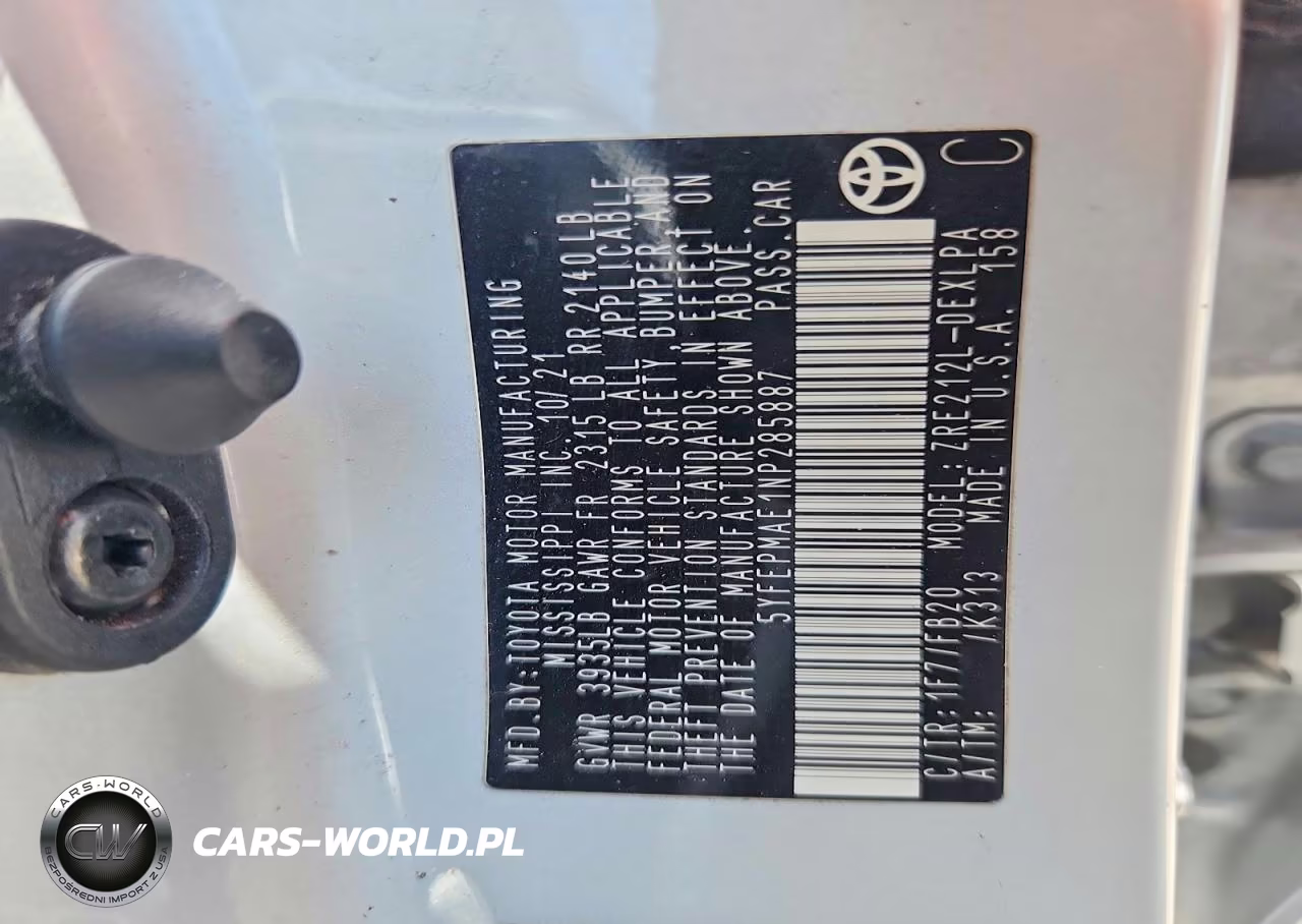 2022 Toyota Corolla Le VIN:5YFEPMAE1NP285887 - 12