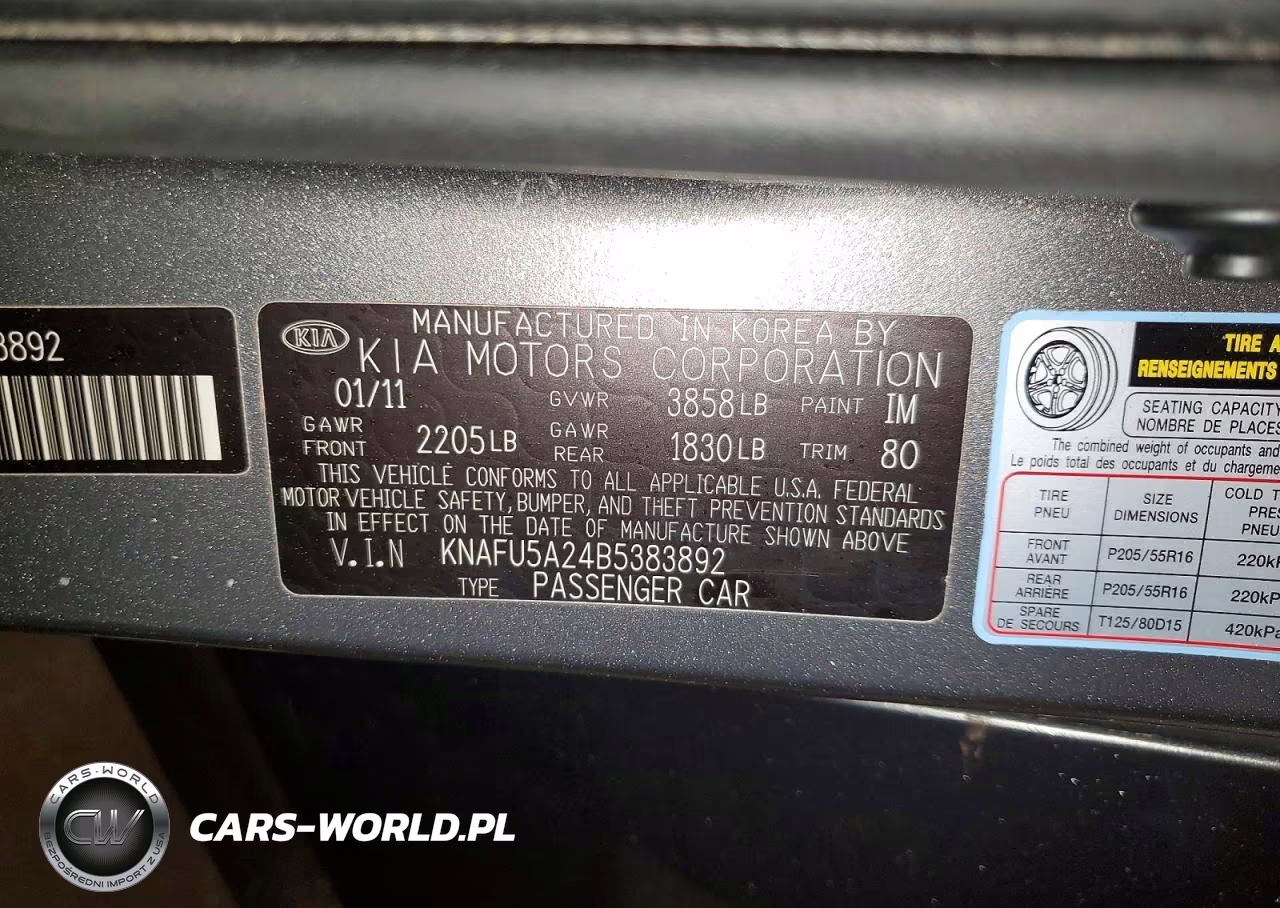 2011 Kia Forte Ex VIN:KNAFU5A24B5383892 - 13