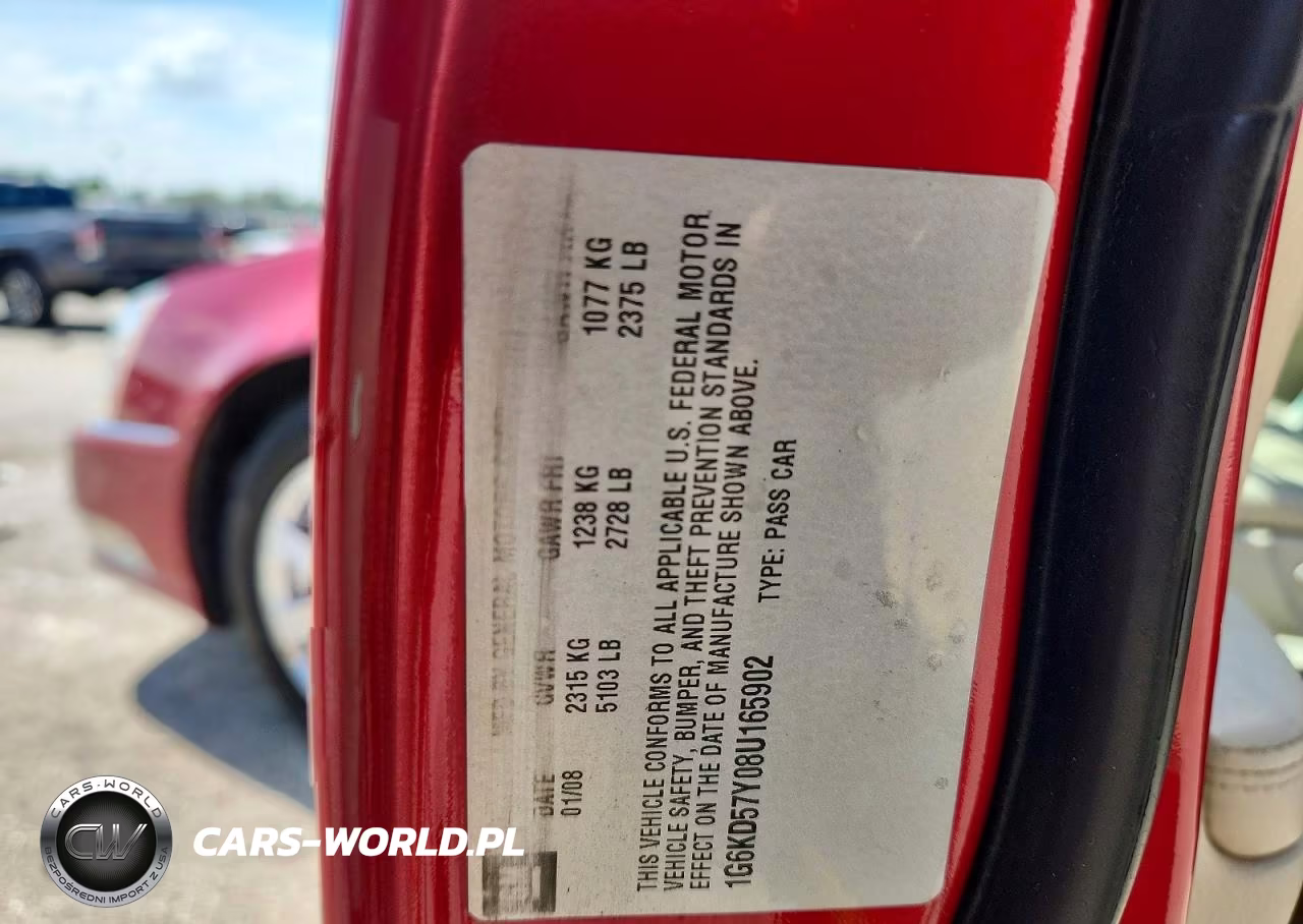 2008 Cadillac Dts VIN:1G6KD57Y08U165902 - 12