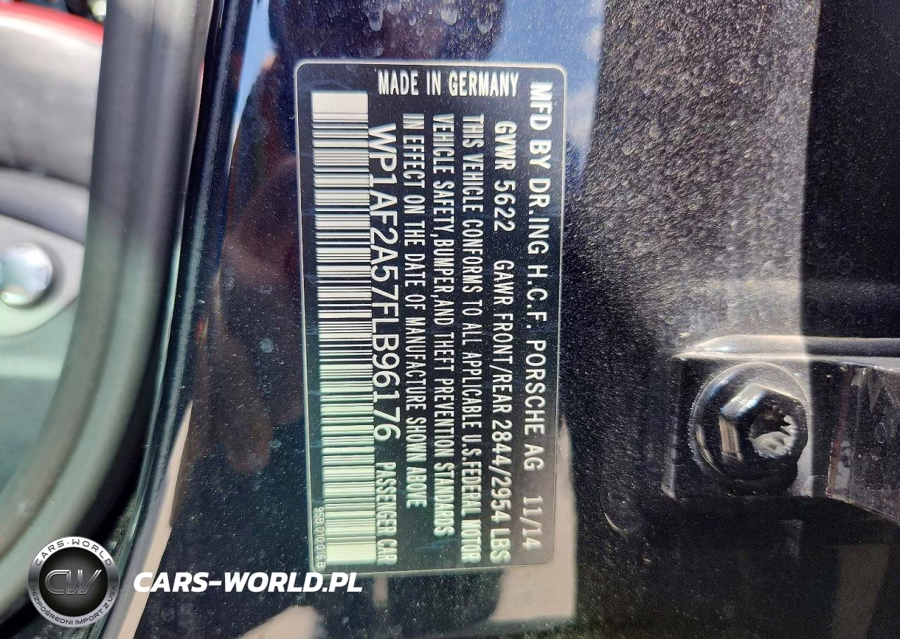 2015 Porsche Macan Turbo VIN:WP1AF2A57FLB96176 - 13