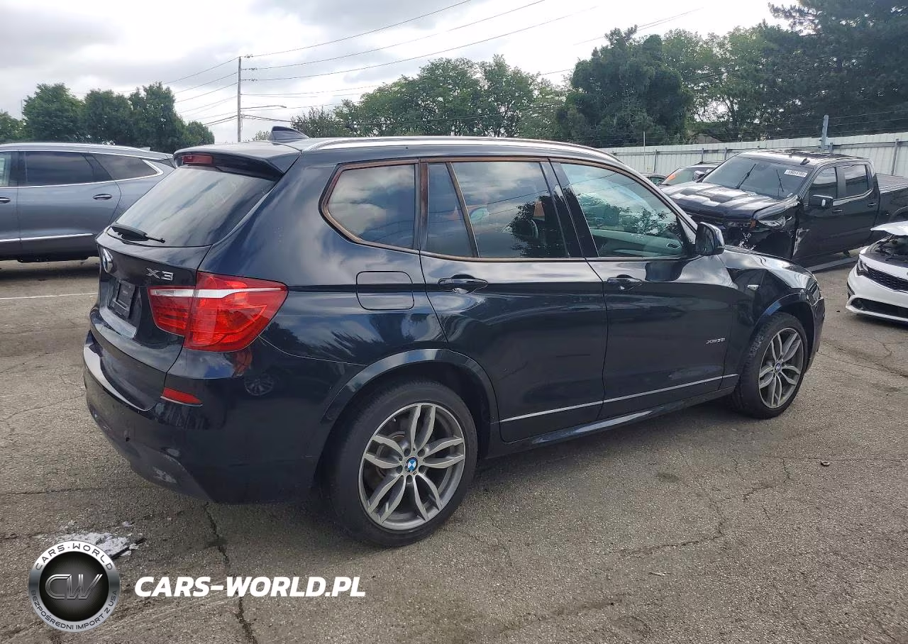 2016 BMW X3 xDrive35I VIN:5UXWX7C58G0R17590 - 3