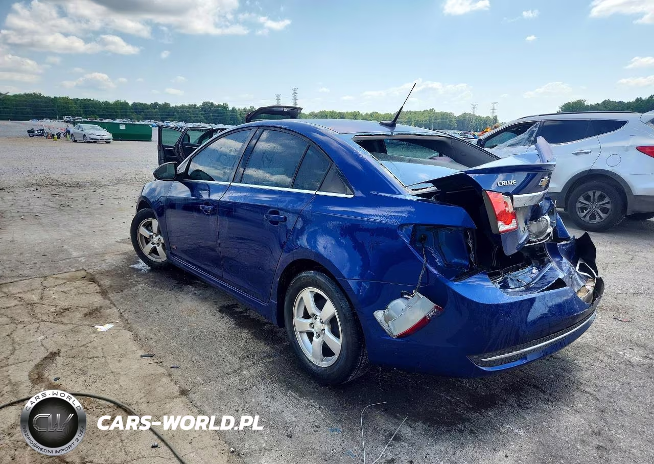 2012 Chevrolet Cruze Lt VIN:1G1PF5SC9C7405702 - 2