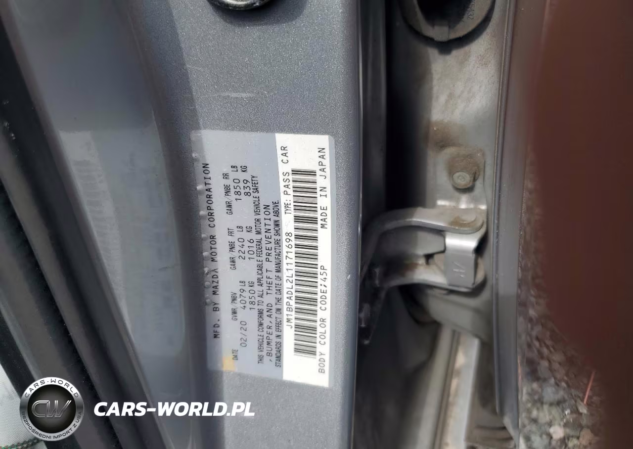 2020 Mazda 3 Preferred VIN:JM1BPADL2L1171698 - 12