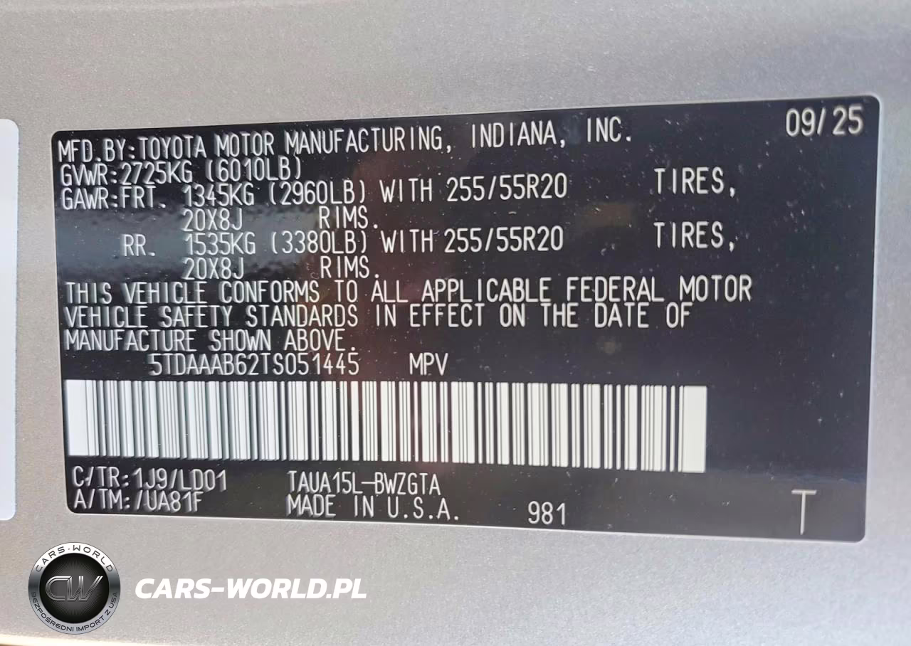 2026 Lexus Tx 350 Luxury VIN:5TDAAAB62TS051445 - 13
