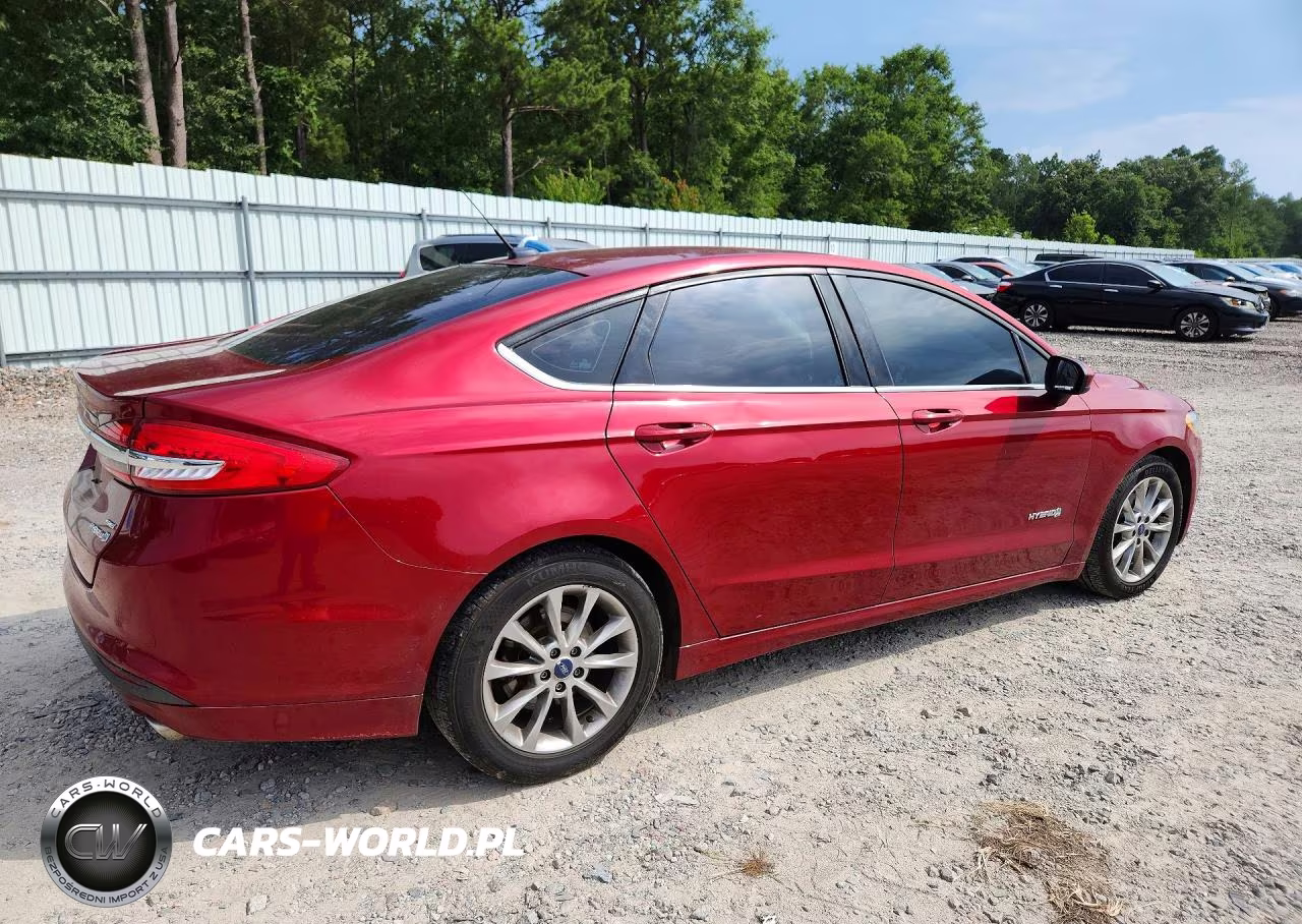 2017 Ford Fusion Se Hybrid VIN:3FA6P0LU7HR316081 - 3