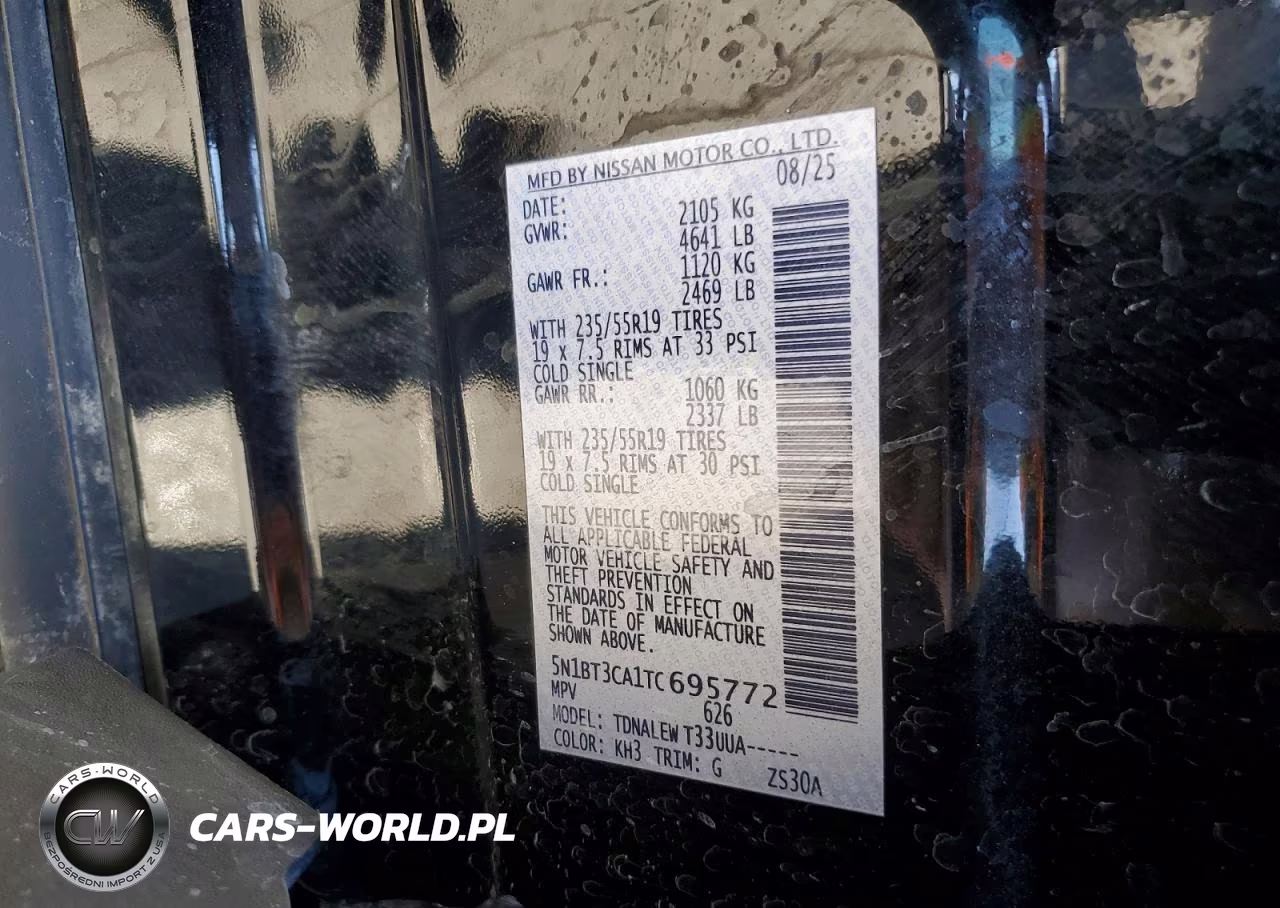 2026 Nissan Rogue Sl VIN:5N1BT3CA1TC695772 - 12
