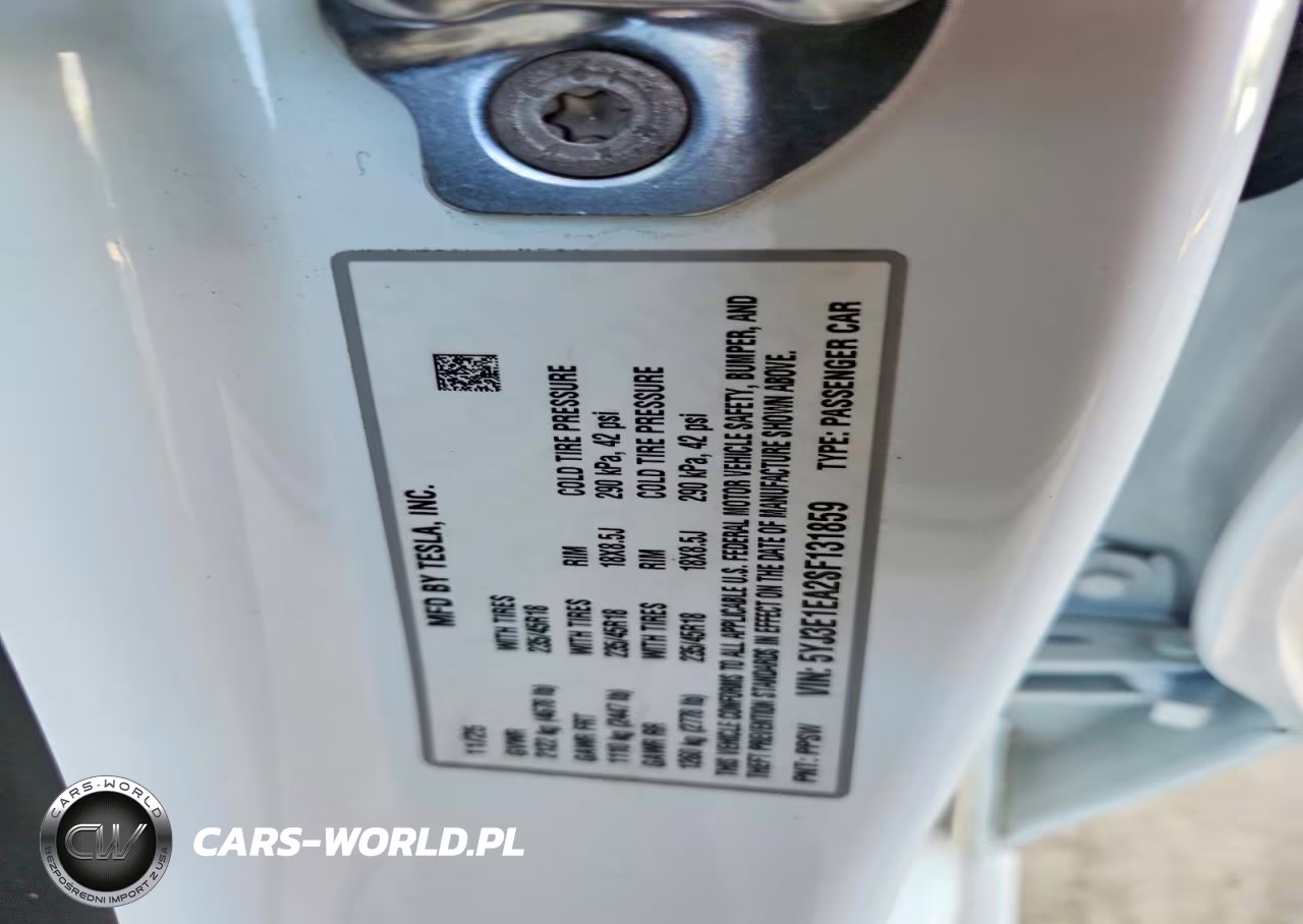 2025 Tesla Model 3 VIN:5YJ3E1EA2SF131859 - 12
