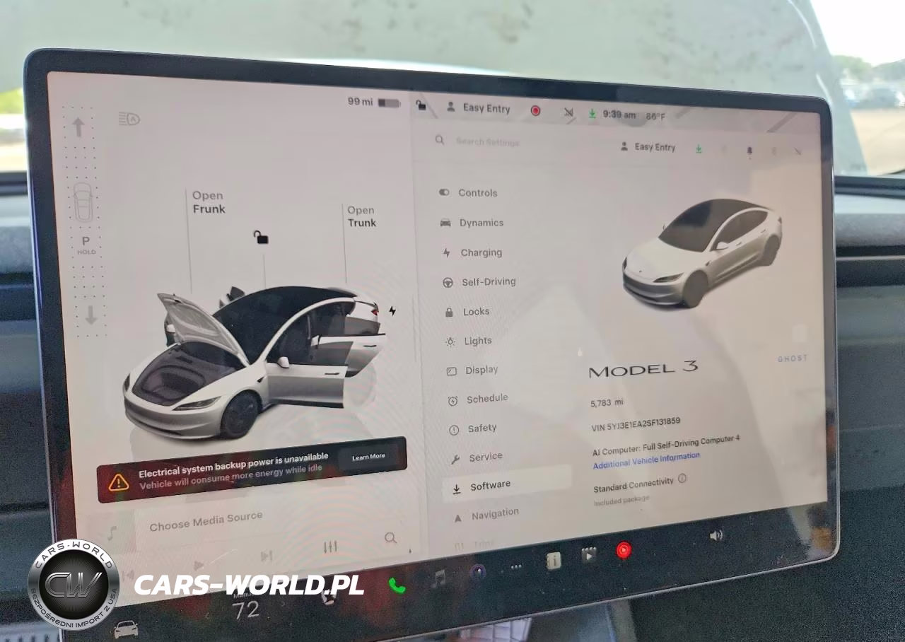 2025 Tesla Model 3 VIN:5YJ3E1EA2SF131859 - 9
