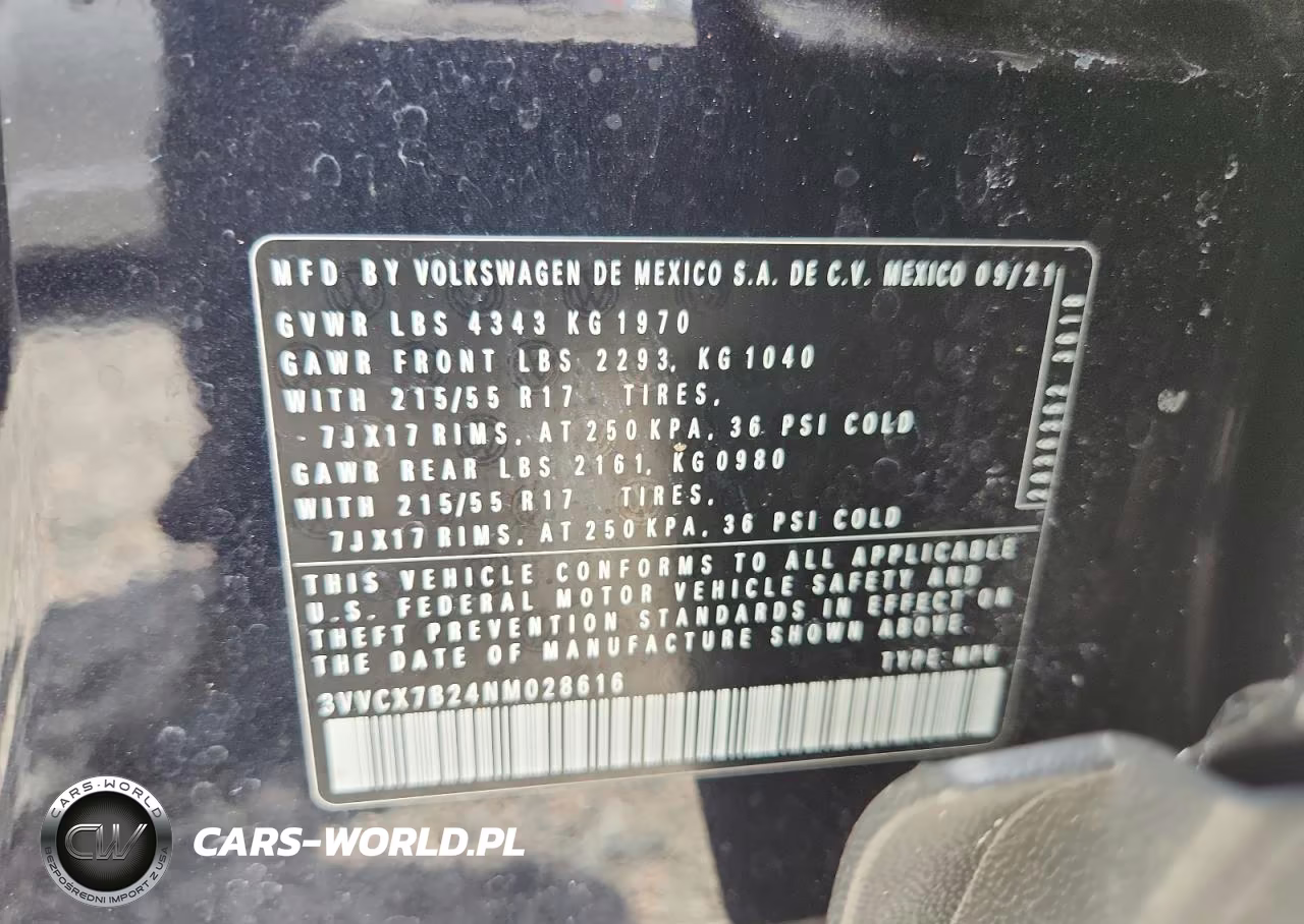 2022 Volkswagen Taos VIN:3VVCX7B24NM028616 - 13