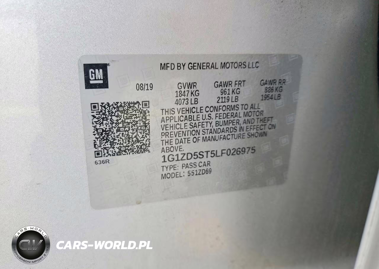 2020 Chevrolet Malibu Lt VIN:1G1ZD5ST5LF026975 - 12