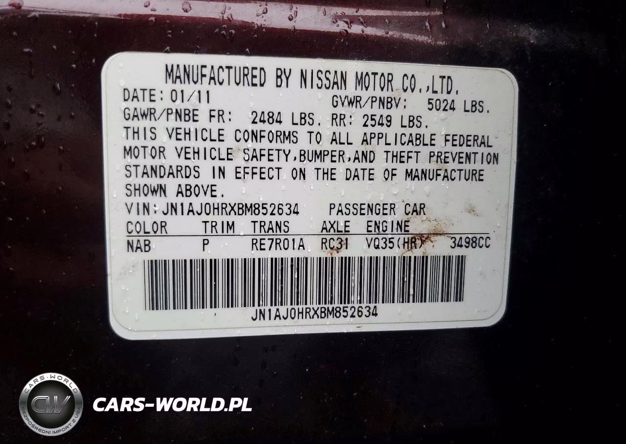2011 Infiniti Ex35 Base VIN:JN1AJ0HRXBM852634 - 13