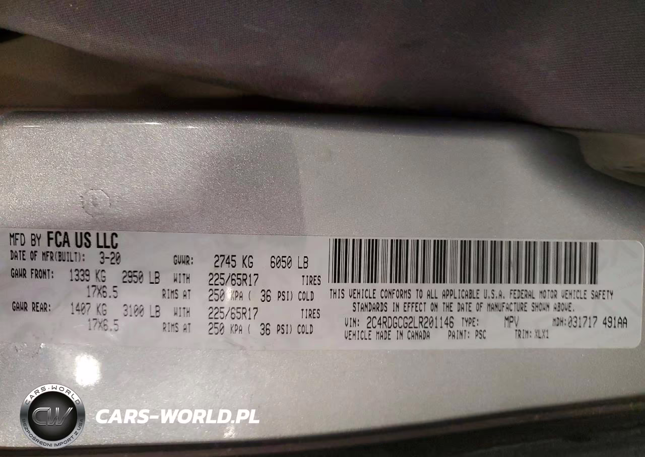 2020 Dodge Grand Caravan Sxt VIN:2C4RDGCG2LR201146 - 13