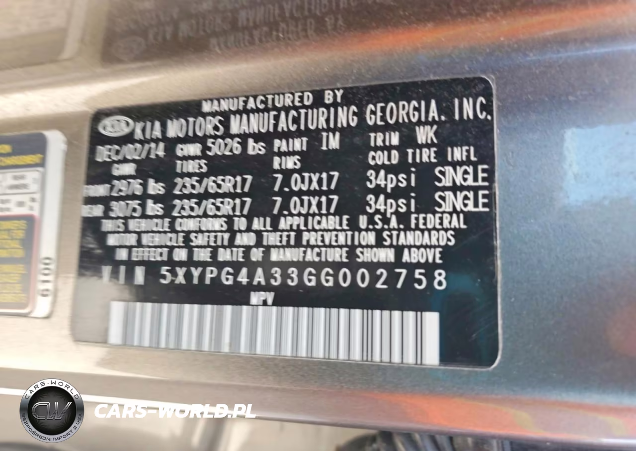 2016 Kia Sorento L VIN:5XYPG4A33GG002758 - 13