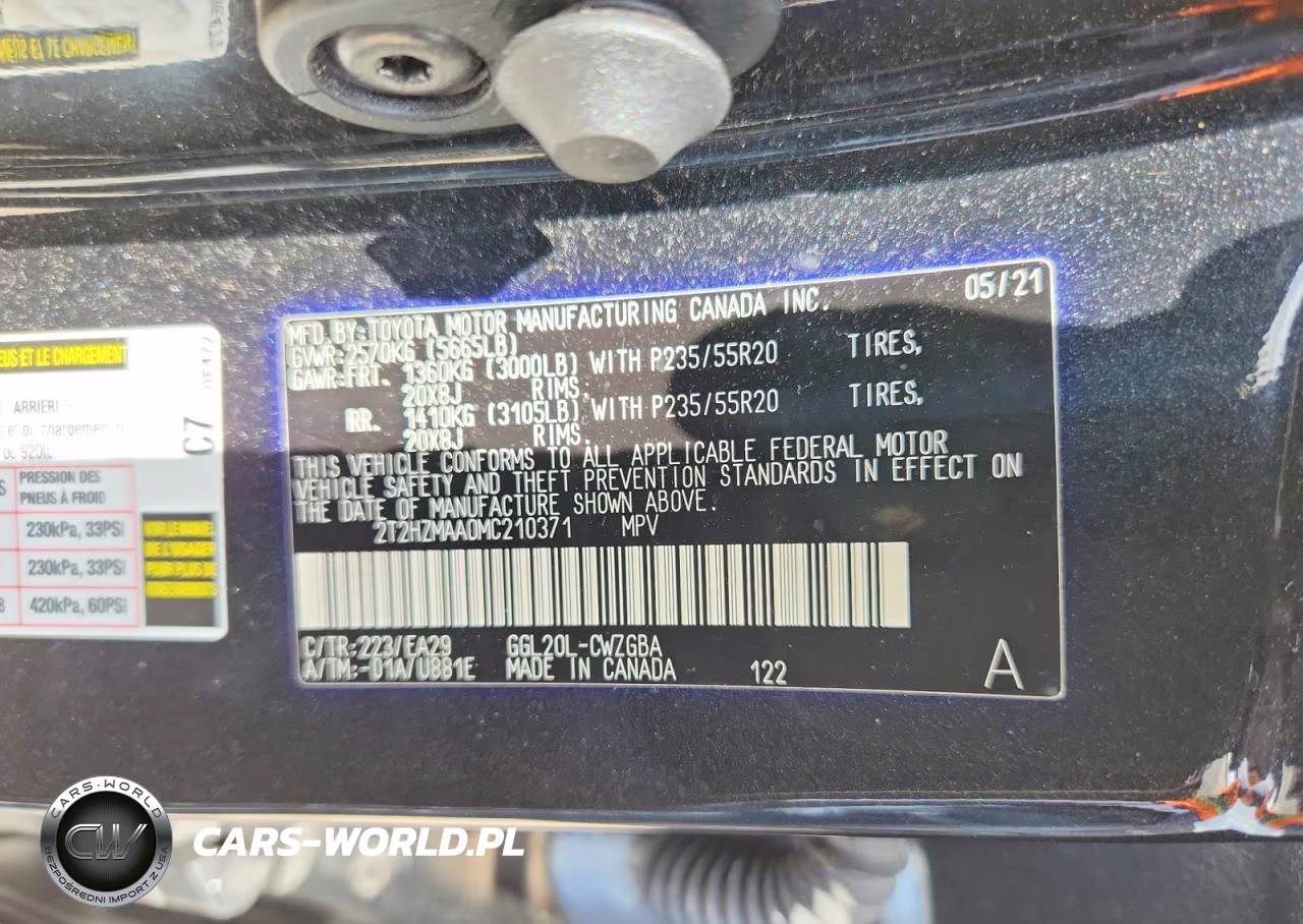 2021 Lexus Rx 350 VIN:2T2HZMAA0MC210371 - 14
