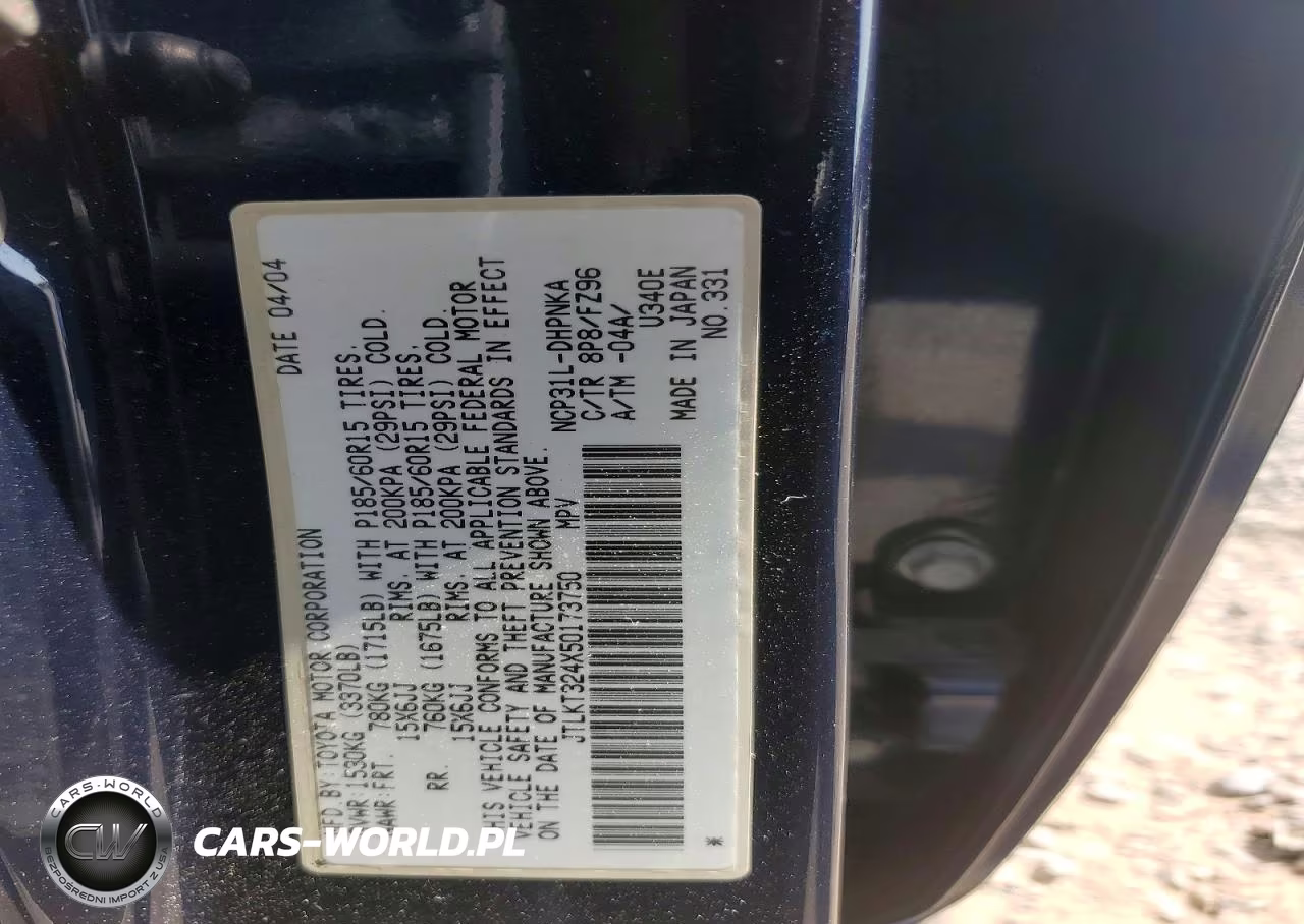 2005 Toyota Scion Xb VIN:JTLKT324X50173750 - 12