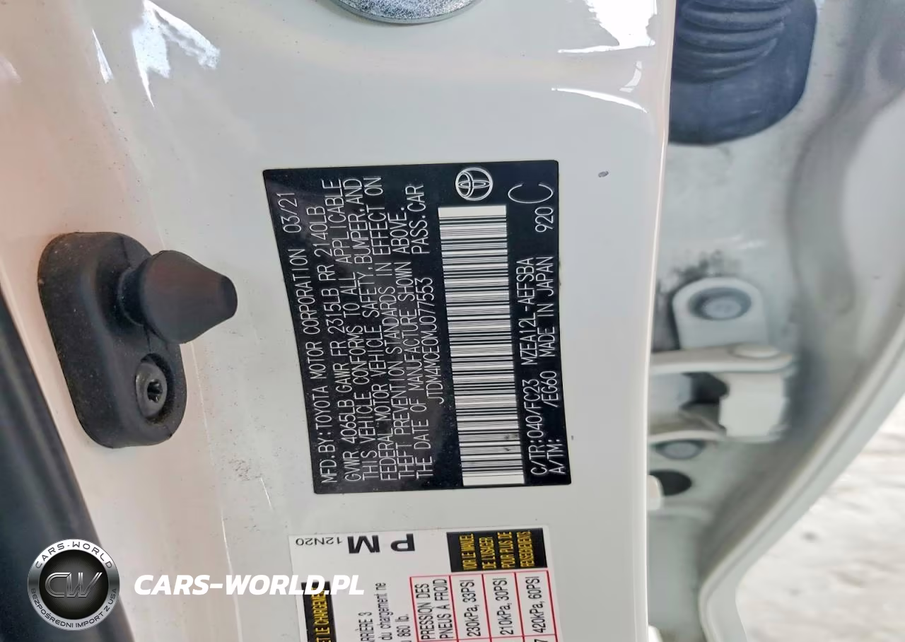 2021 Toyota Corolla Se VIN:JTDM4MCE0MJ077553 - 12