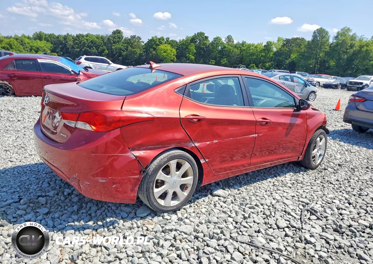 2011 Hyundai Elantra Limited VIN:KMHDH4AEXBU104529 - 3