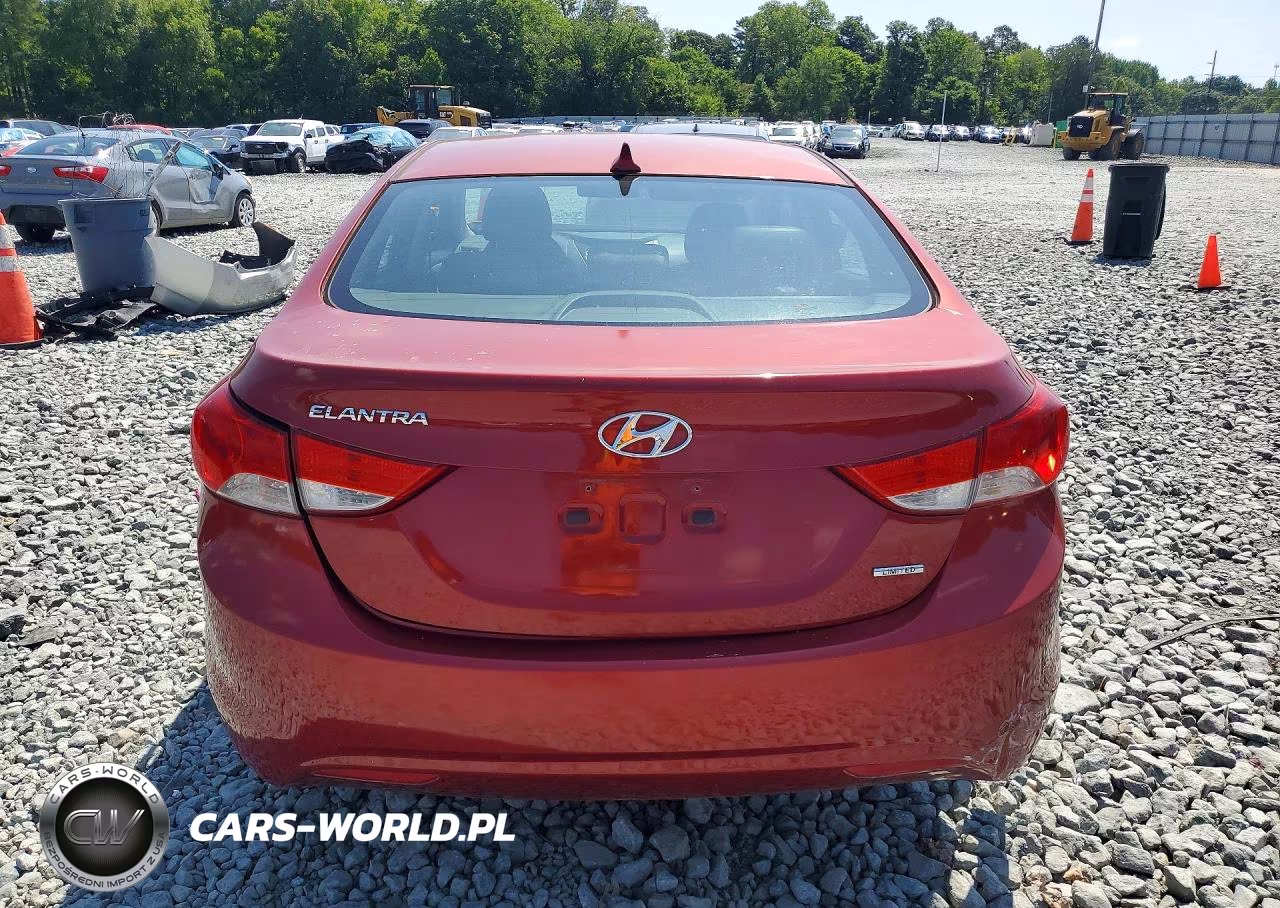 2011 Hyundai Elantra Limited VIN:KMHDH4AEXBU104529 - 6