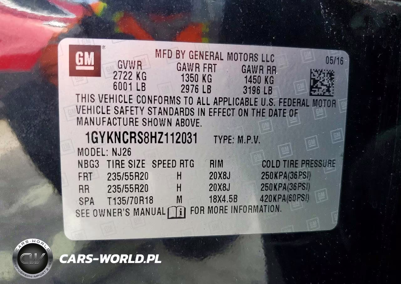 2017 Cadillac Xt5 Premium Luxury VIN:1GYKNCRS8HZ112031 - 12