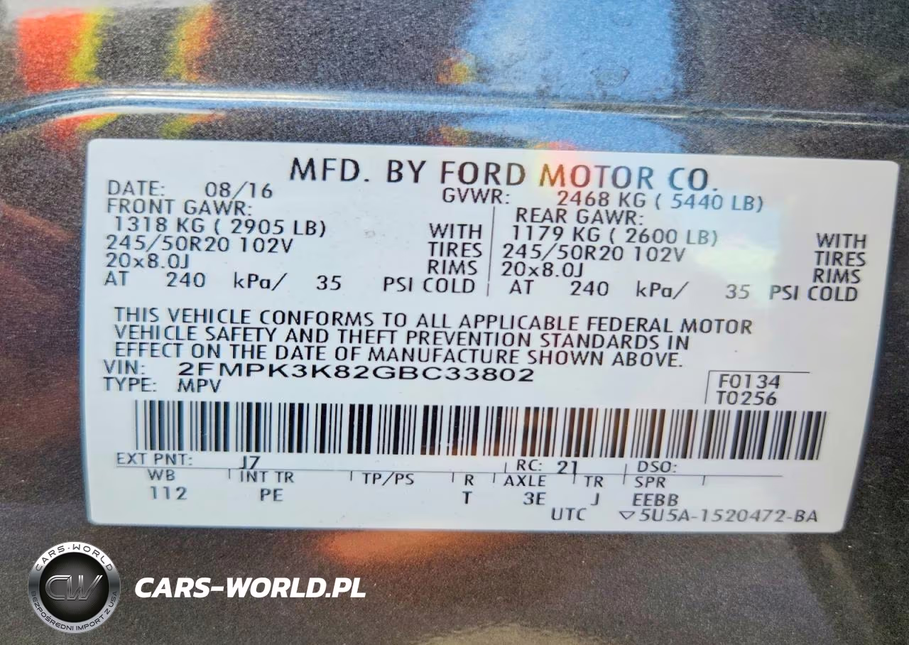 2016 Ford Edge Titanium VIN:2FMPK3K82GBC33802 - 13