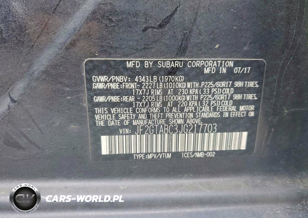 2018 Subaru Crosstrek Premium VIN:JF2GTABC3JG217703 - 14