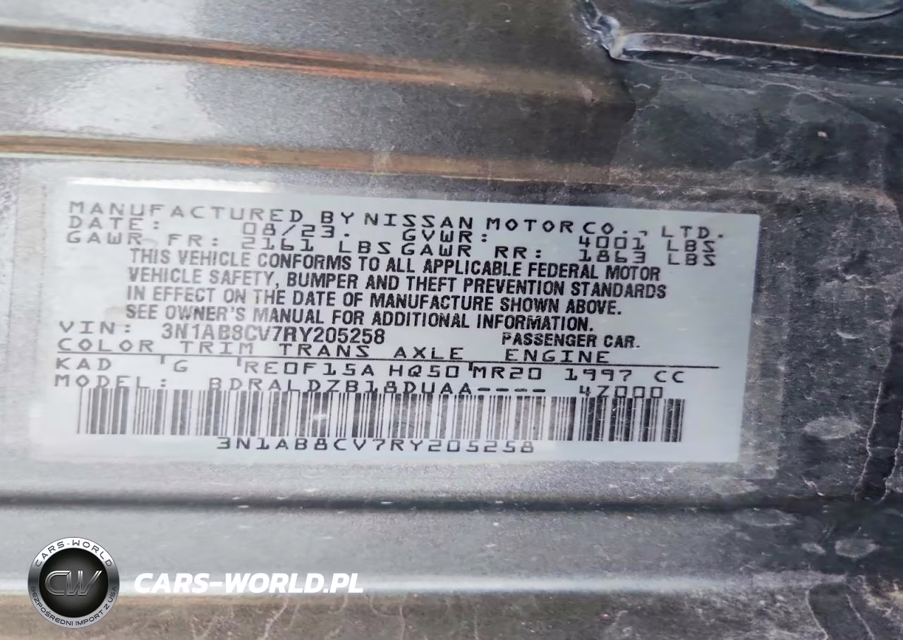 2024 Nissan Sentra Sv VIN:3N1AB8CV7RY205258 - 12