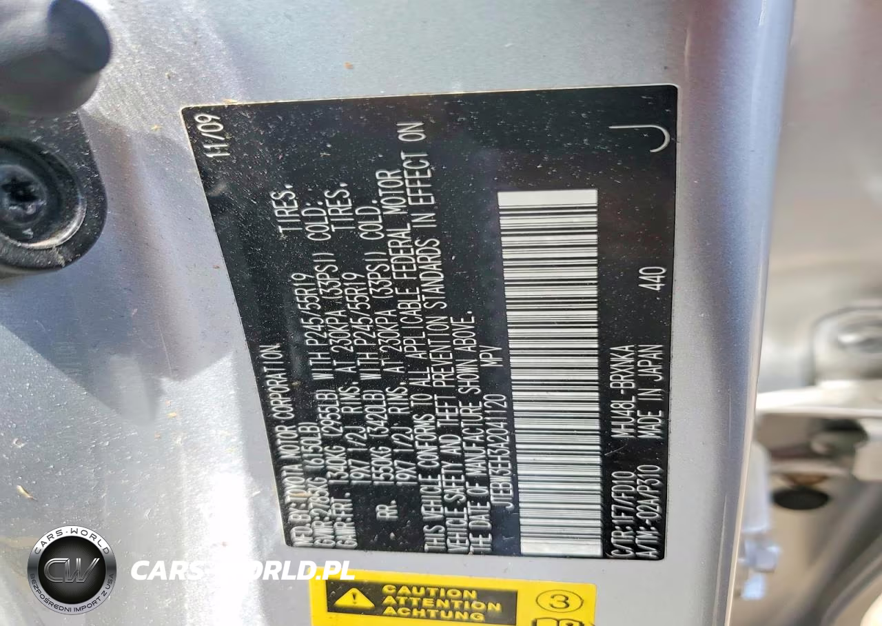 2010 Toyota Highlander Hybrid VIN:JTEBW3EH3A2041120 - 13