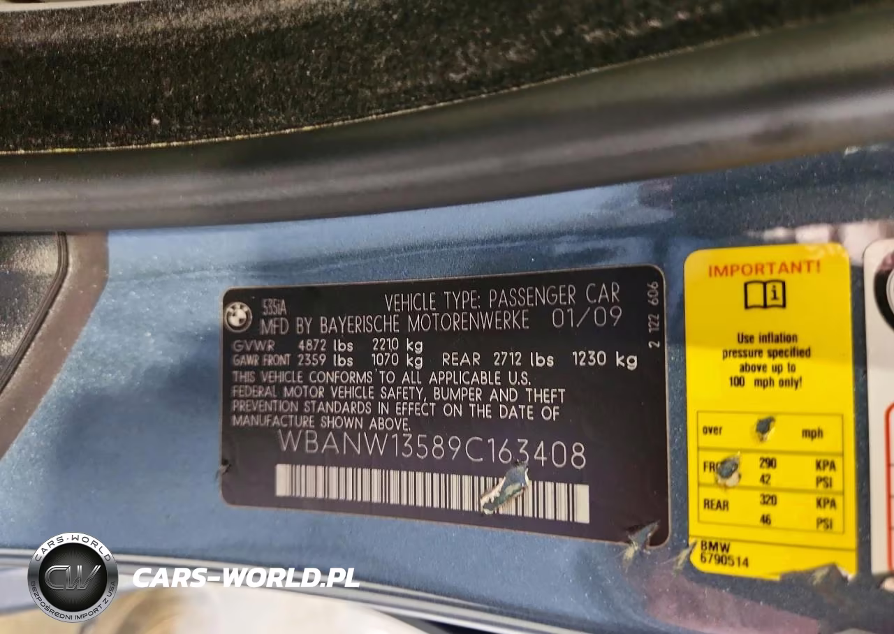 2009 BMW 535 I VIN:WBANW13589C163408 - 12