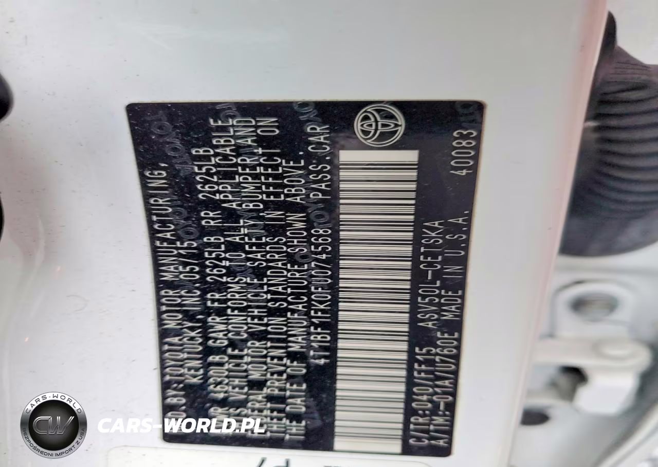 2015 Toyota Camry Se VIN:4T1BF1FK0FU074568 - 12