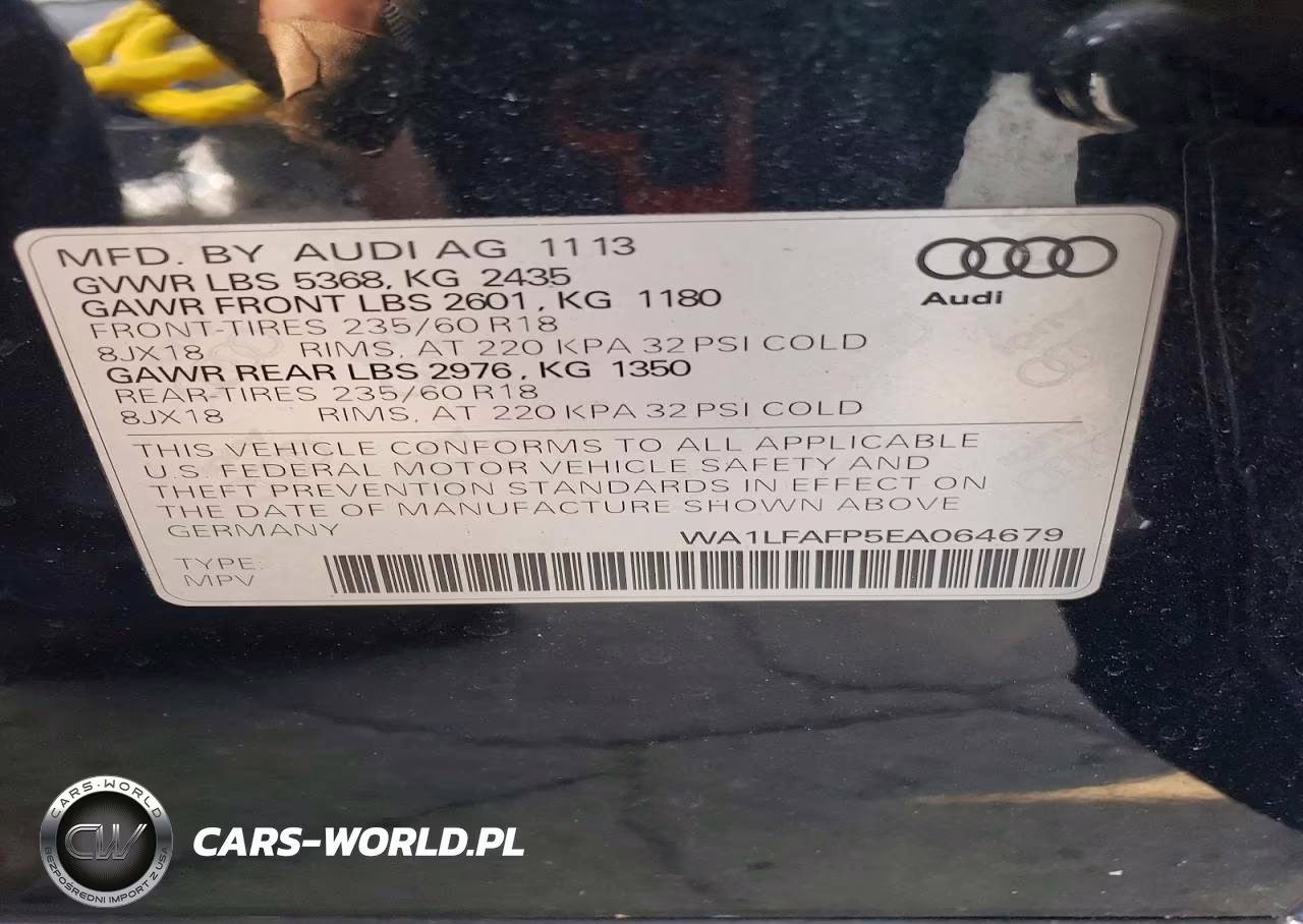 2014 Audi Q5 Premium Plus VIN:WA1LFAFP5EA064679 - 13