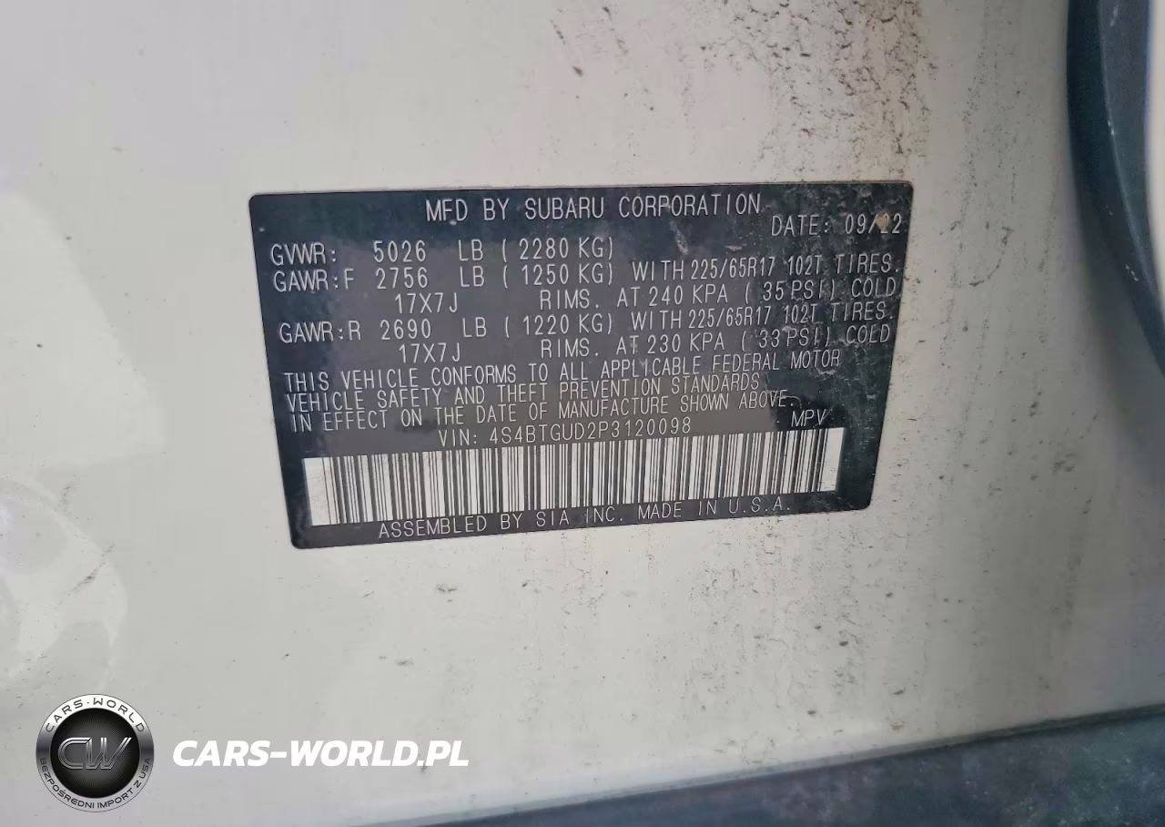 2023 Subaru Outback Wilderness VIN:4S4BTGUD2P3120098 - 12