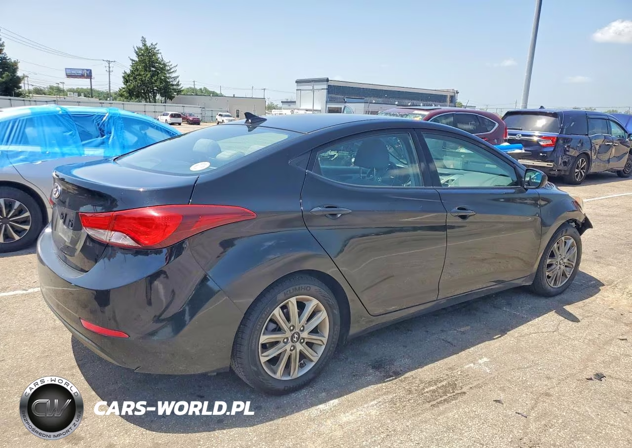 2014 Hyundai Elantra Se VIN:KMHDH4AE8EU171893 - 3